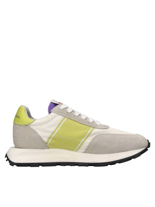 Sneakers in pelle e tessuto PHILIPPE MODEL | TILD WP10BIANCO-GRIGIO-GIALLO